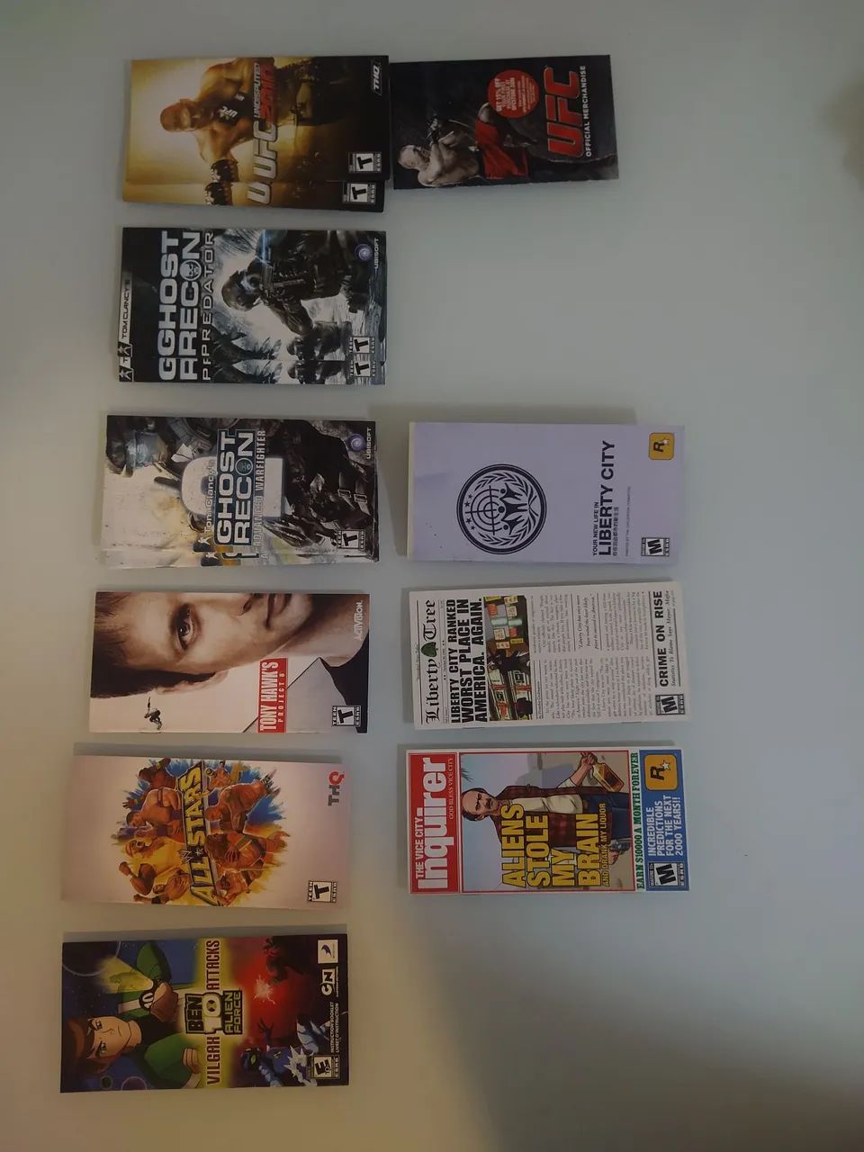 Manuais de instruções originais para Sony PSP - favor ler anúncio