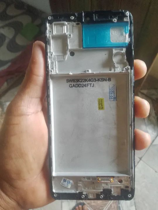 Frontal do celular modelo A22 com aro - Foto 2