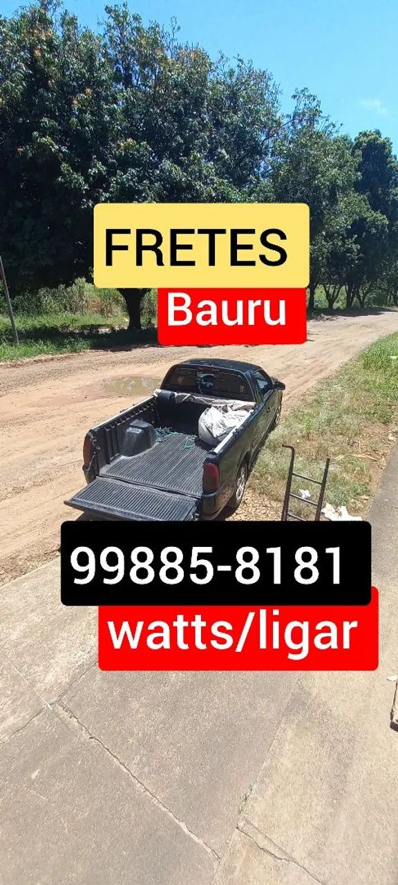 CARRETO FRETE BAURU SERVIÇO MONTAGEM