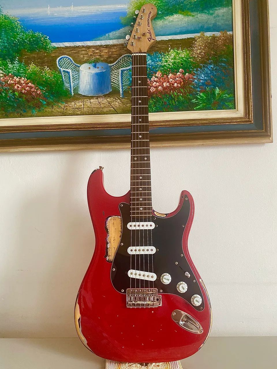 Guitarra Stratocaster Squier logo fender  - Foto 2