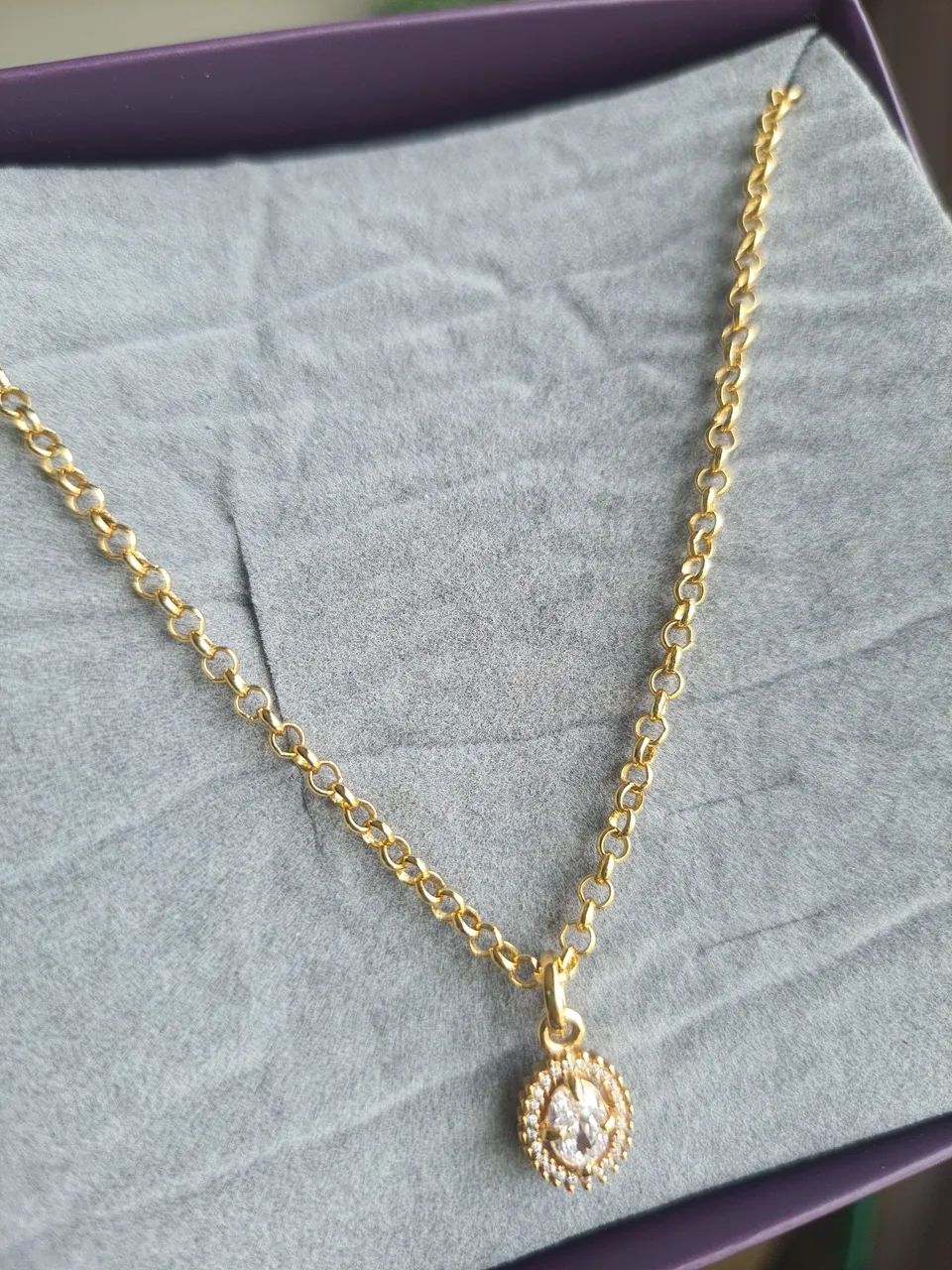 Cordão Rommanel com pingente - Foto 2