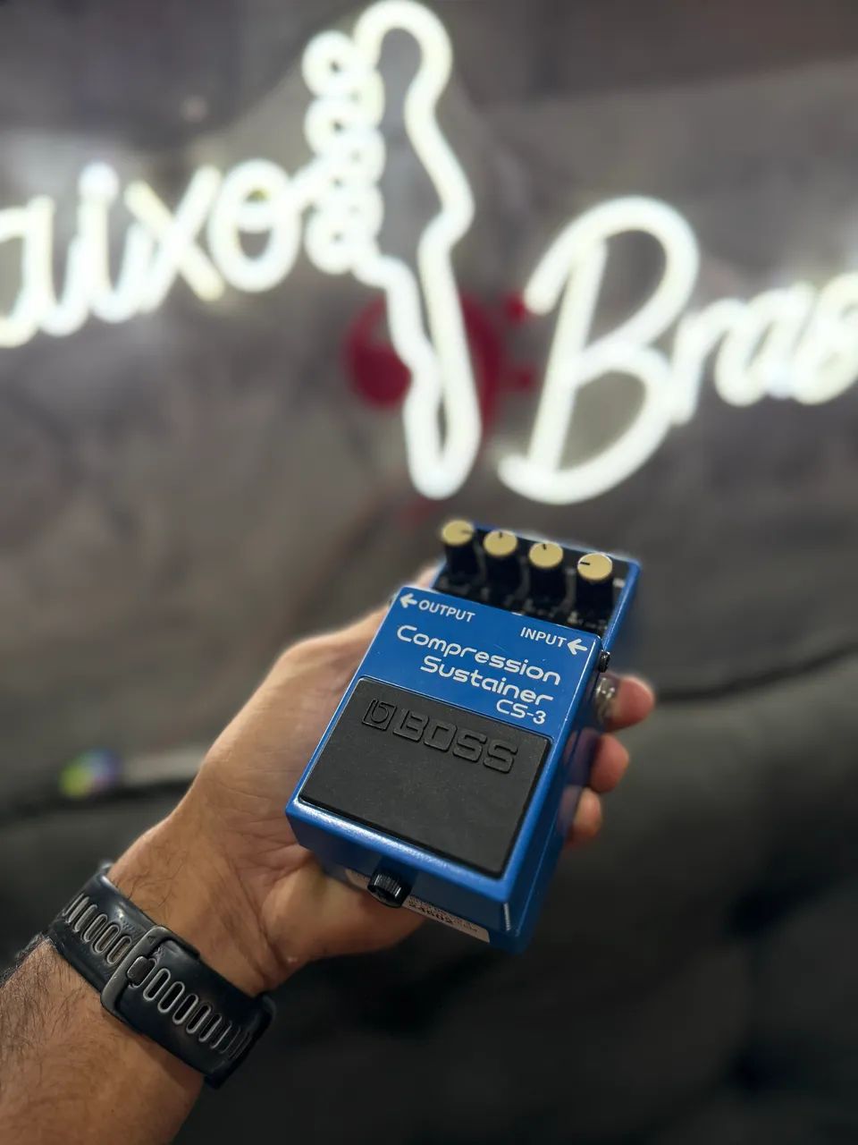 Pedal para baixo compression sustainer CS-3 Boss  - Foto 3