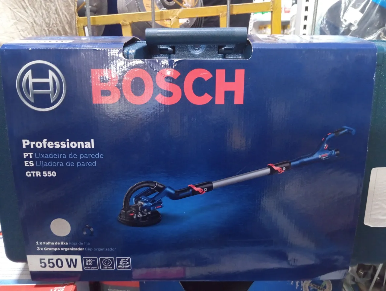LIXADEIRA BOSCH D/PAREDE 550 127V MALETA