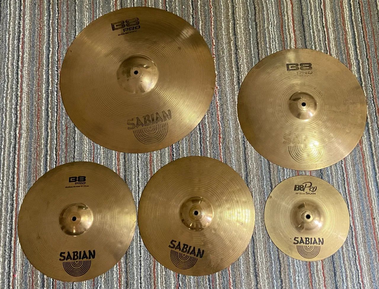 Jogo se 4 Pratos de Bateria Sabian B8 Pro Set Up - Foto 2