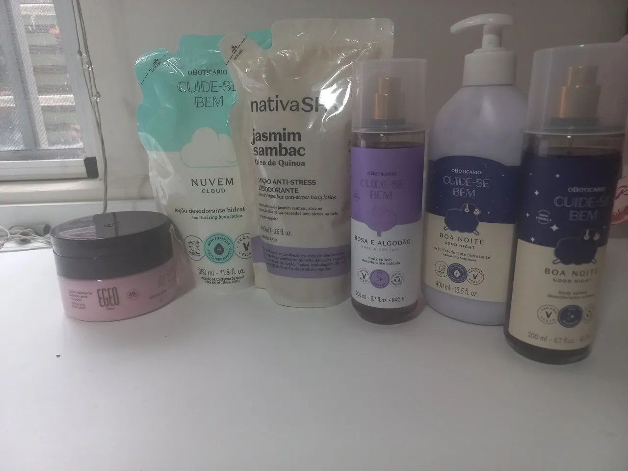 Combo O Boticário - Hidratantes e Body Splashs