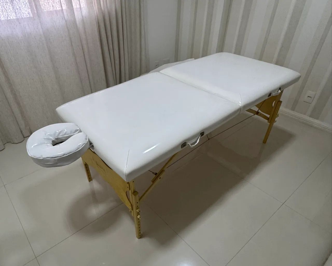 Maca Portátil Legno Massagem, Tatto, Depilação