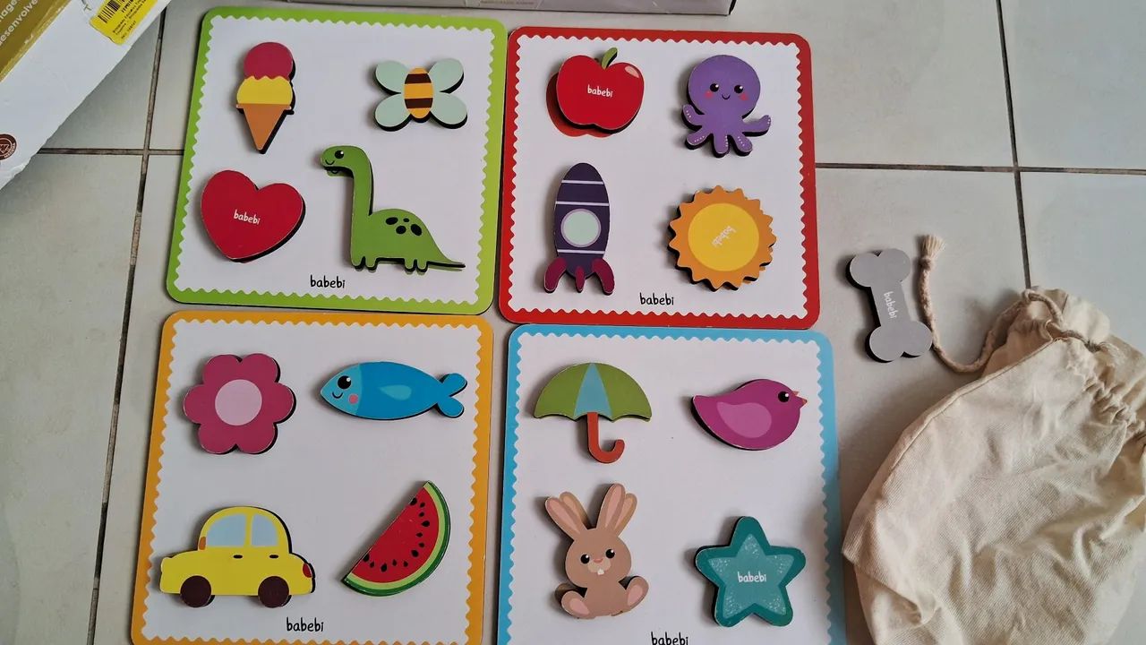 Jogo de encaixe para bebês - Toque e Encontre - Foto 5
