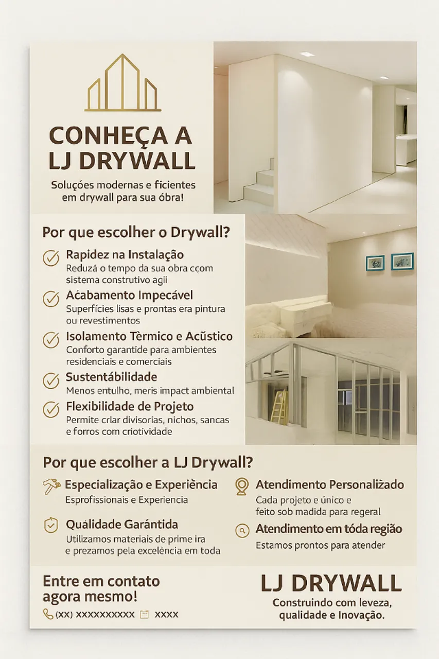 Drywall - atendemos em toda regiao do ES
