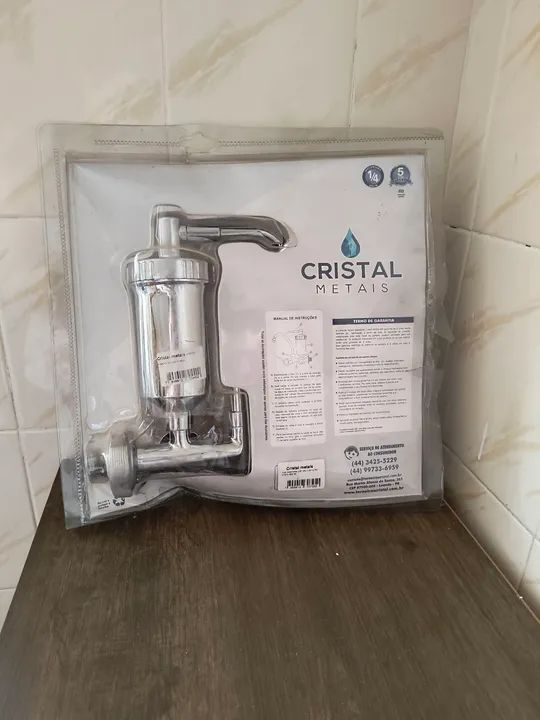 Torneira Giratória com Filtro Cristal Metais - Foto 2