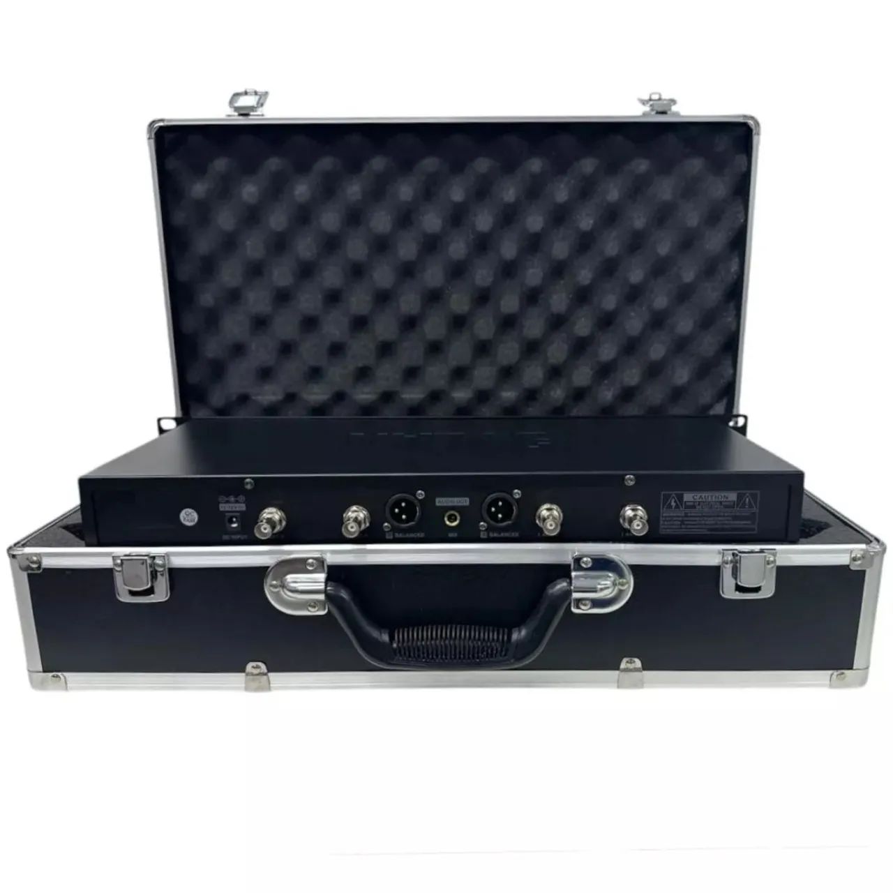 Microfone Sem Fio Duplo Dylan D-8500s Dinâmico Uhf Preto ( com Case ) - Foto 2