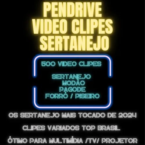 Pendrive video clipes