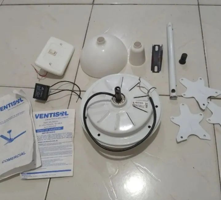 Vendo ventilador de teto sem as palhetas - Foto 2