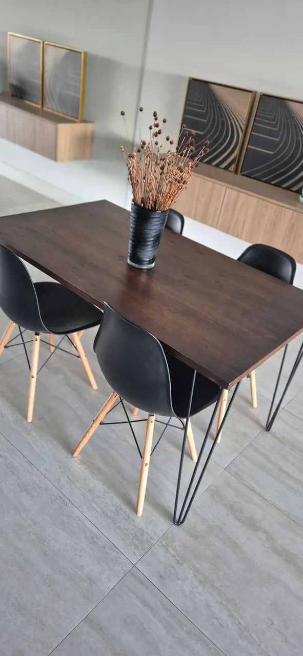 Mesa de Jantar Moderna com Cadeiras Tok&Stok  - Foto 2