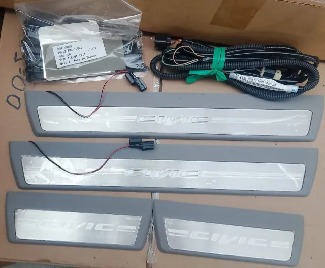 Protetor de Soleira com Led Honda Civic