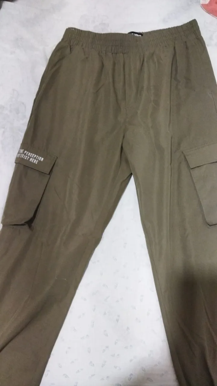 calça masculina jogger verde 42