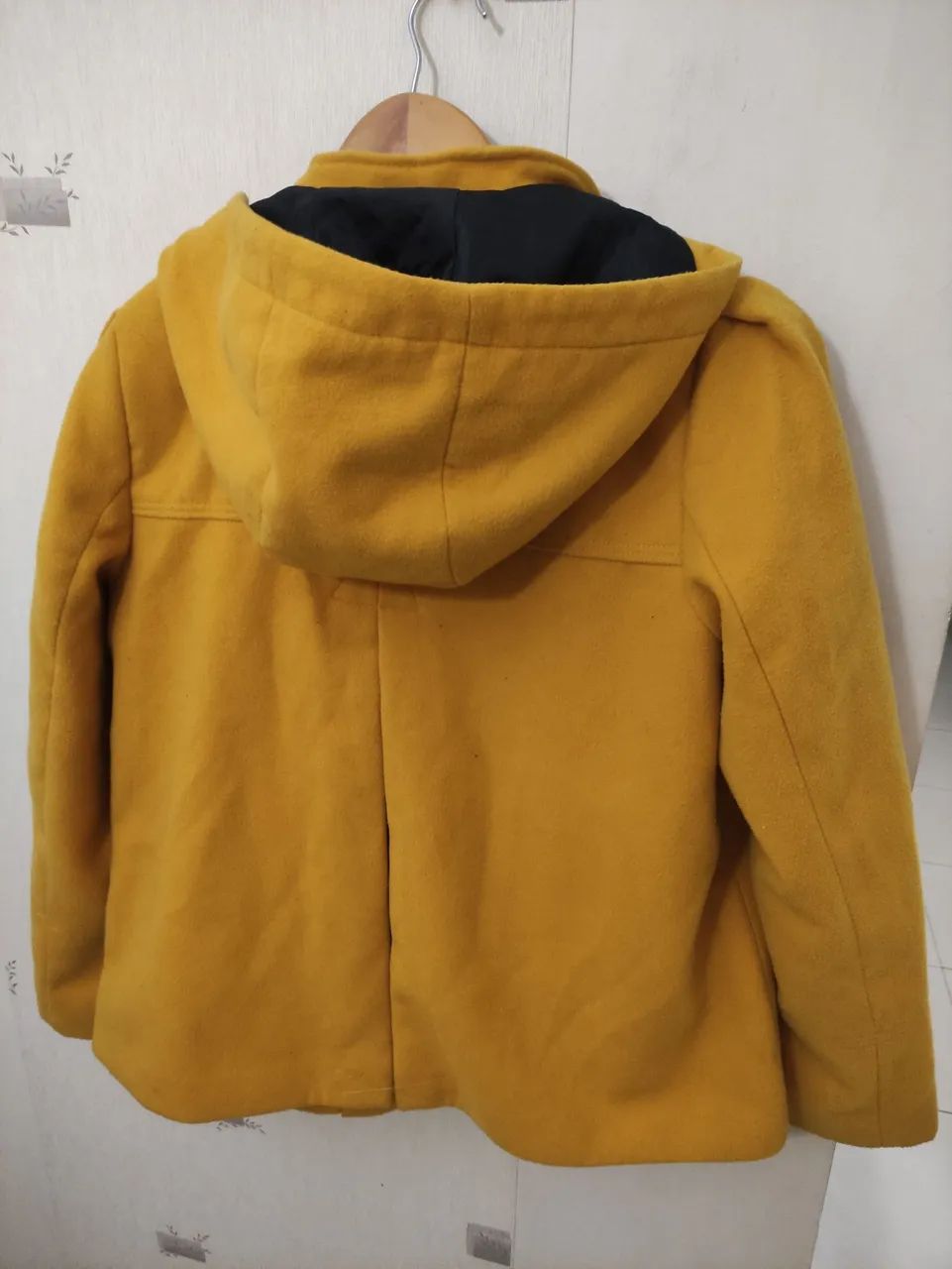 H&M casaco lã mostarda 42 - Foto 4
