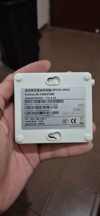 Modem de fibra ótica HG8310M XPON EPON - Foto 3