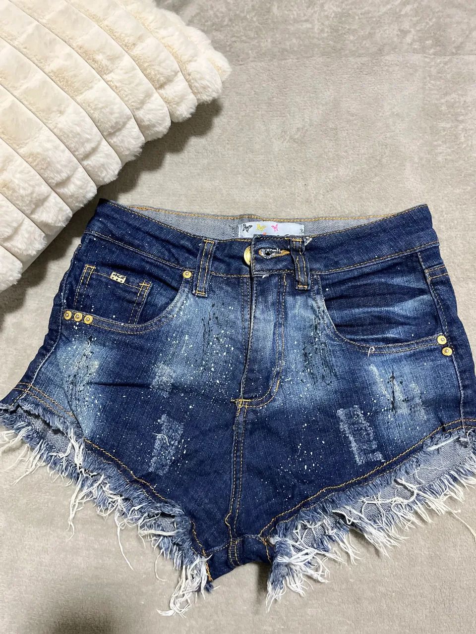 Shorts jeans feminino - Foto 4