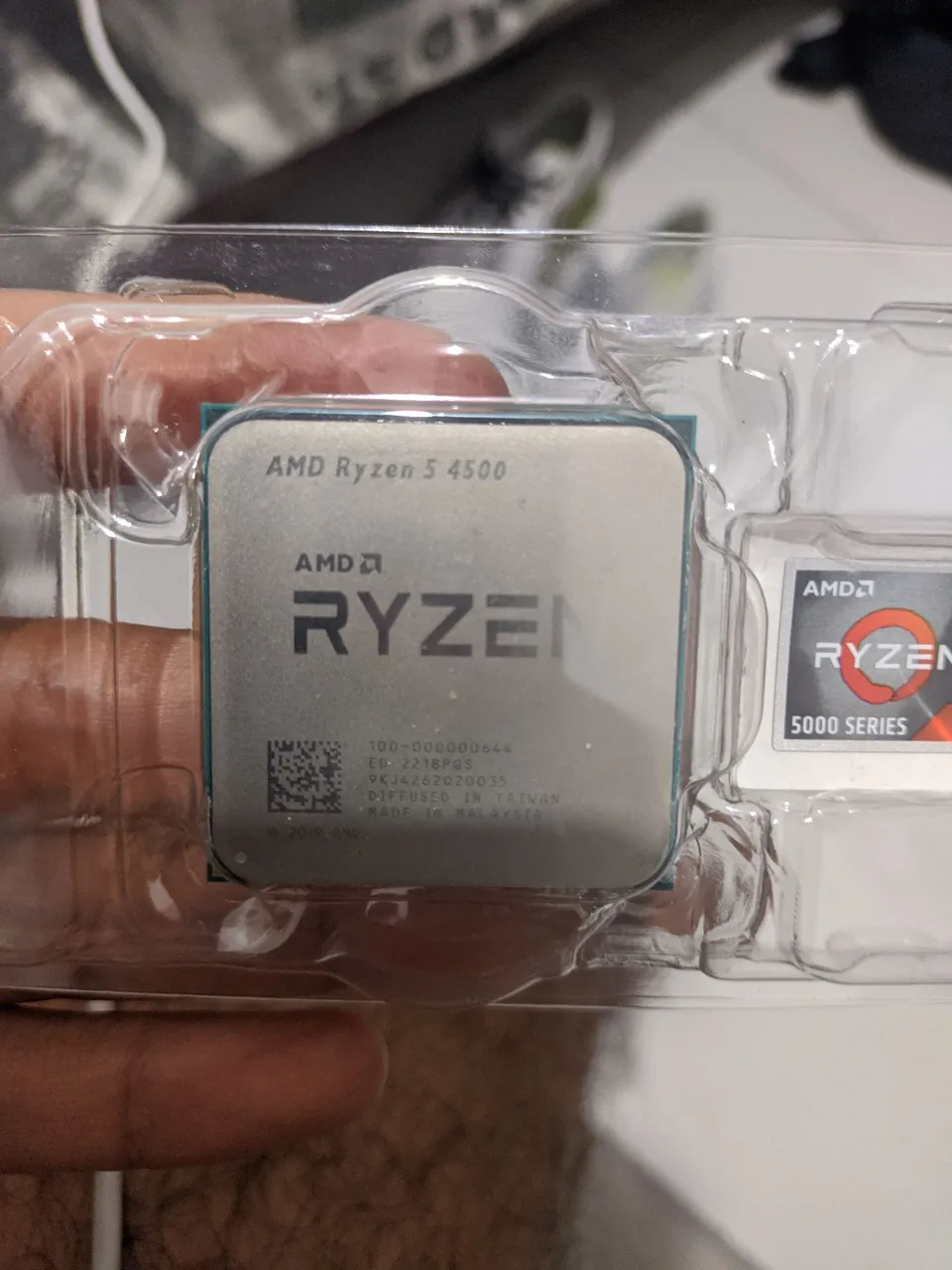 RYZEN 5 4500, 4ª Geração, 6 Core 12 Threads, Cache 11mb, 3.6ghz (4.1ghz Max)