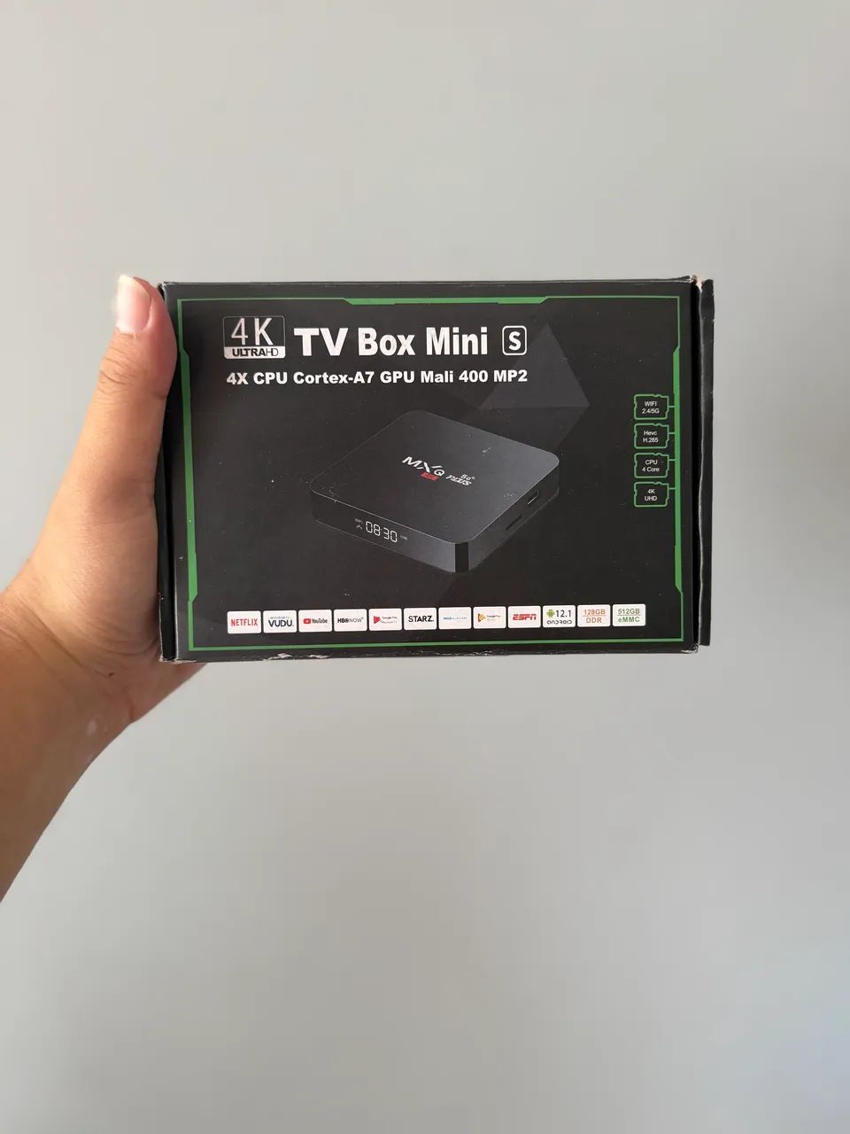 [Novo] Conversor Aparelho Tv Box Transforme Sua Tv Em Smart 4k Netflix Youtube Wifi Pro 5g