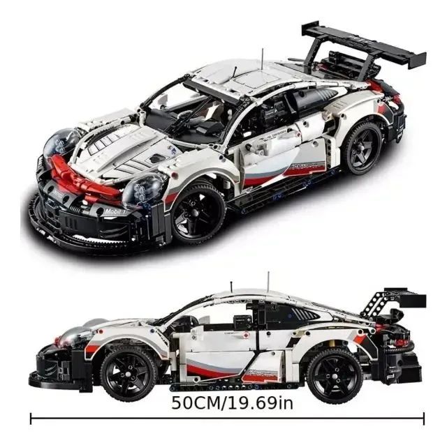 Blocos de Montar - Porsche 911 RSR - compativel com Lego