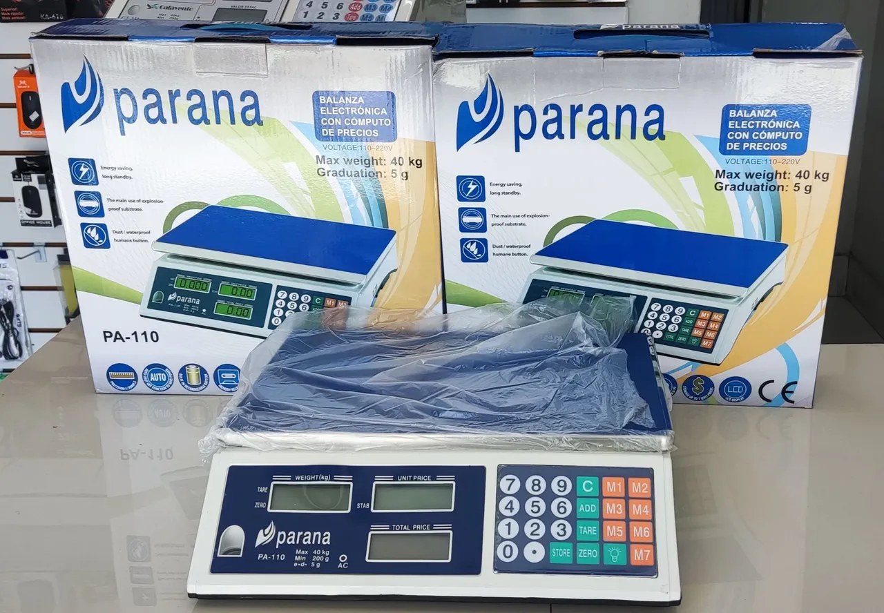 Balança Eletrônica 40kg Comercial 'Parana' PA-110