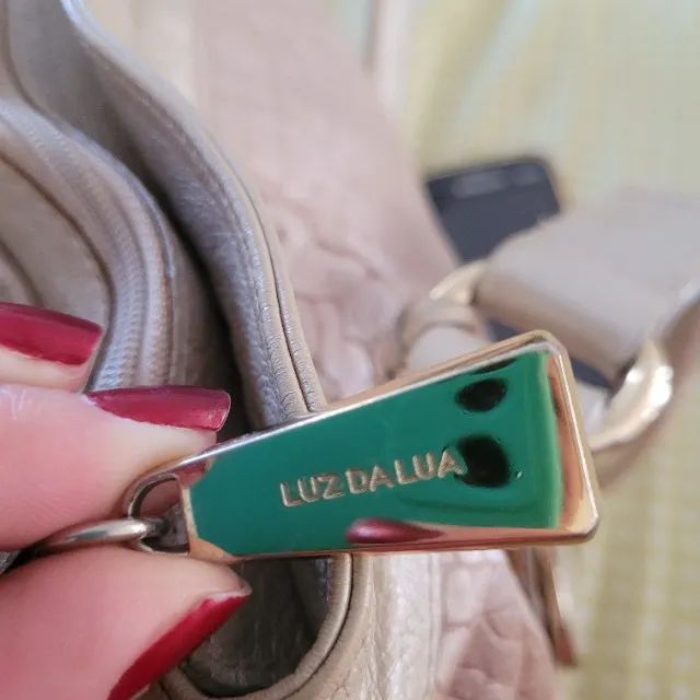 Bolsa Luz da Lua Grande Couro Legítimo (Original) - Foto 4