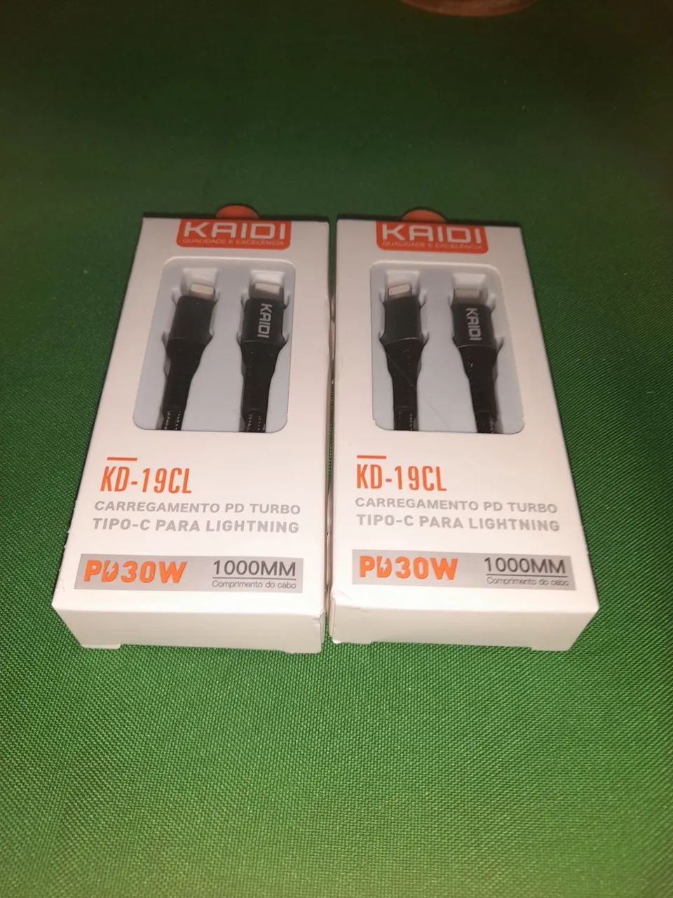 Cabo USB-C para Lightning 30W 1000mm Kaidi - Foto 3