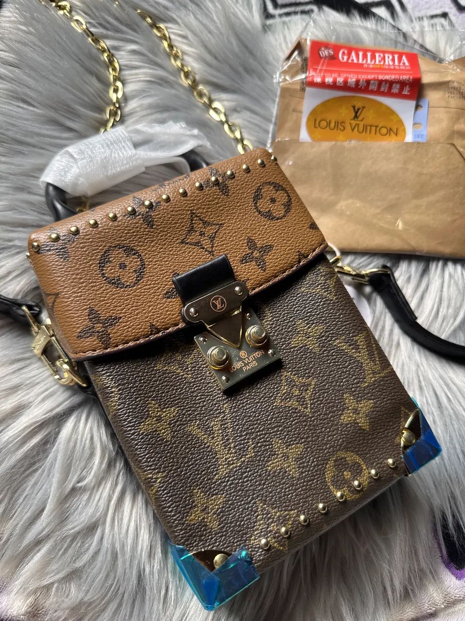 Bolsa LV câmera Box linha premium 