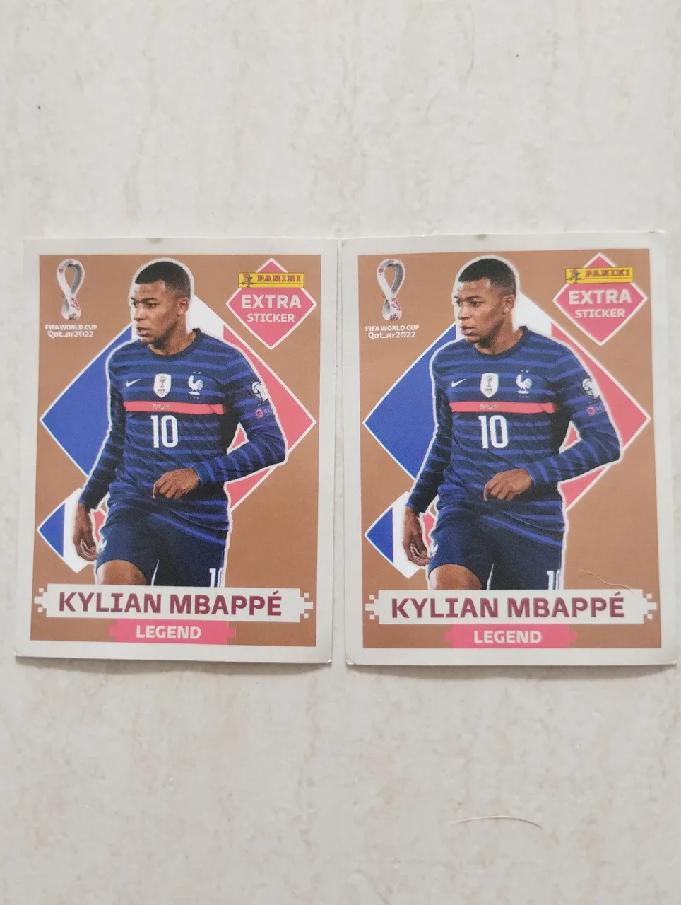 Figurinhas Kylian Mbappé - Panini Extra Sticker