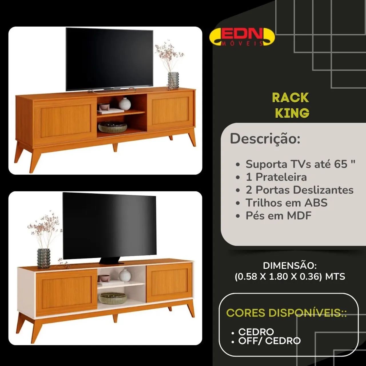 RACK EDN NOVO PRONTA ENTREGA R$ 490,00 - Foto 4