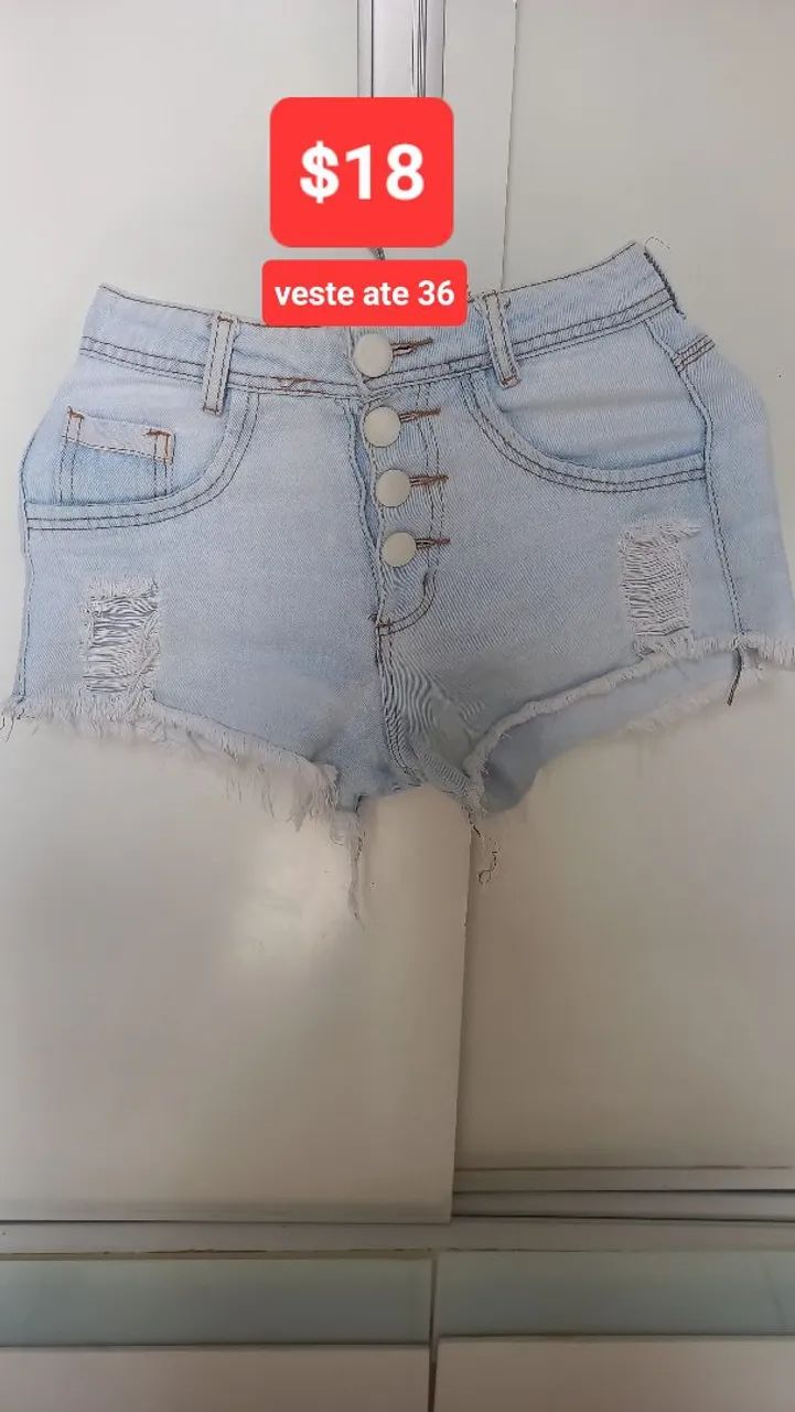 Short  Jeans  vários modelos R$20 - veste até 38  - Foto 3