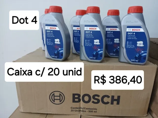 Oleo Freio DOT 4 Bosch (Caixa c/ 20 unidades)