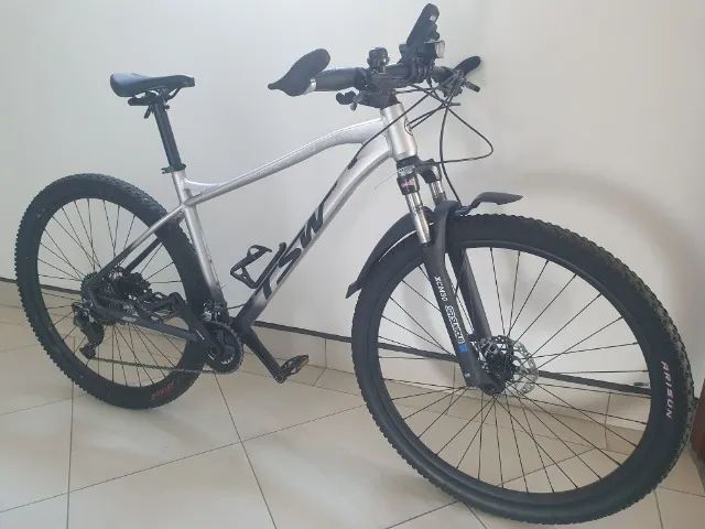 Bicicleta Mtb Tsw Stamina Boost 29 Cinza Com Deore 10v