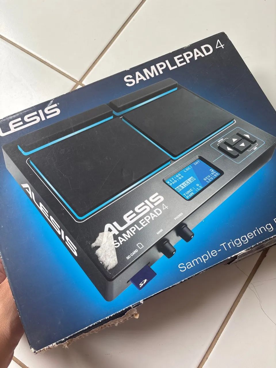 Alesis SamplePad 4 - Pad de bateria para sampler