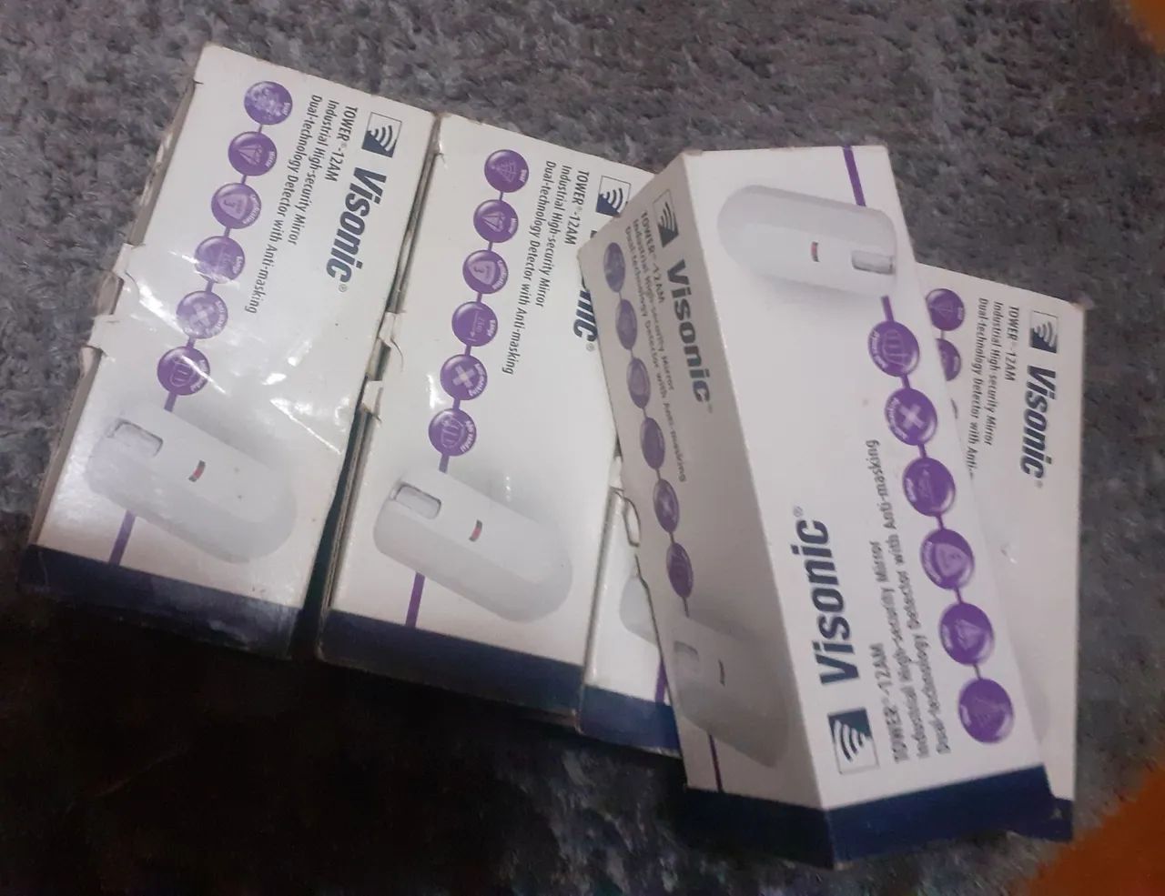 05 UNIDADES Detector de segurança Visonic Tower-12AM - Foto 2