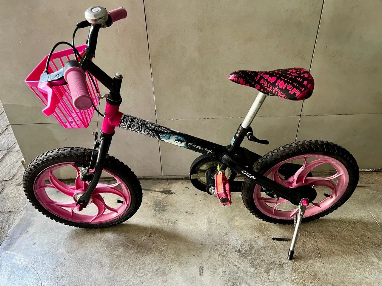 Monster Aro 16 Caloi Monster Bicicleta Infantil Caloi Monster High