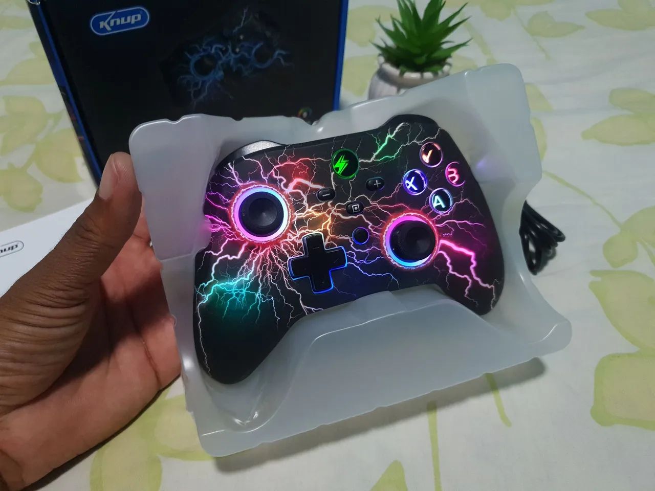 Controle joystick sem fio bluetooth switch, ios, Android ou pc - Foto 2