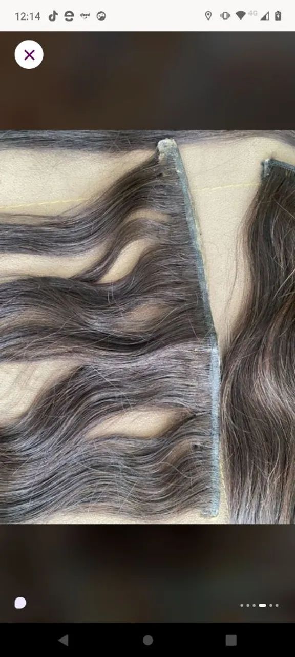 Cabelo humano brasileiro do sul  - Foto 4