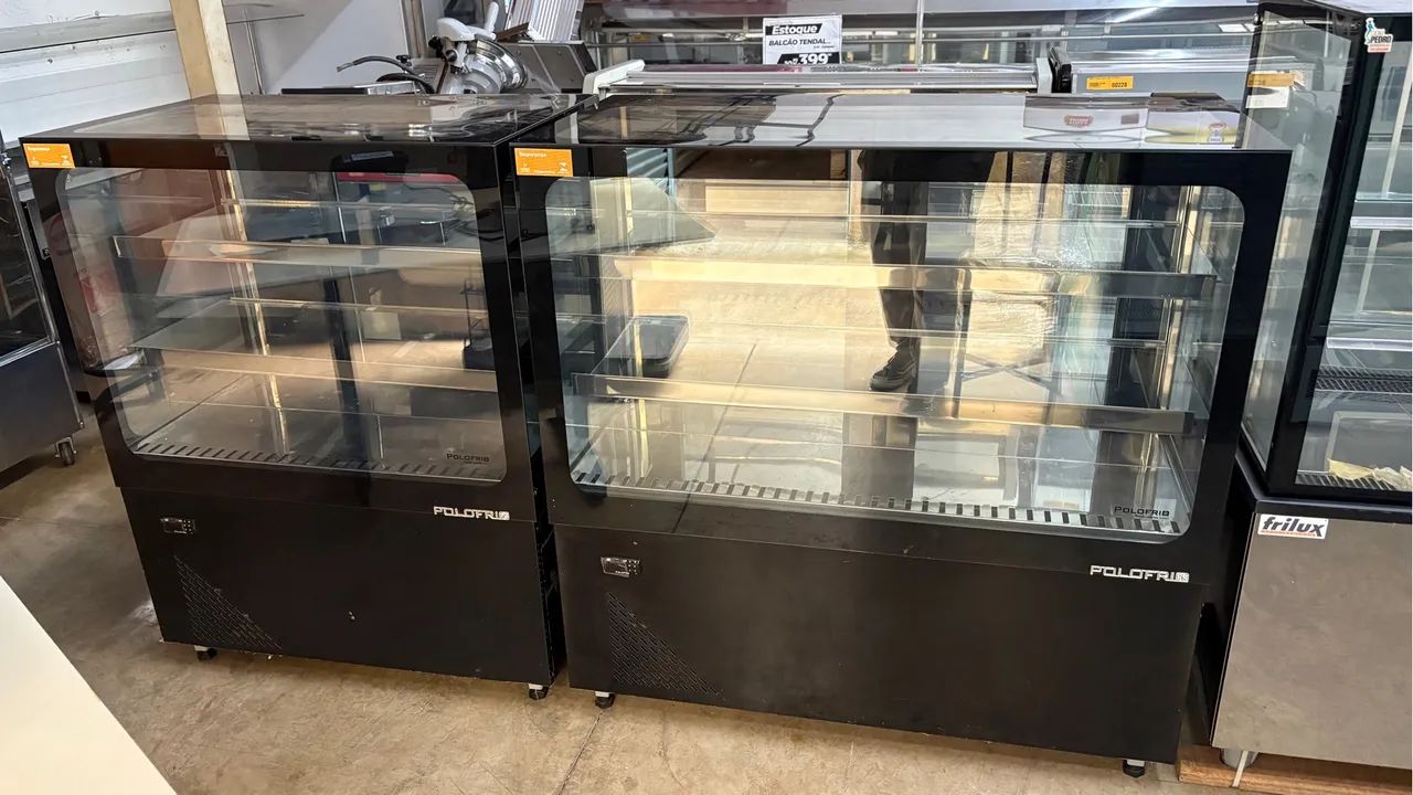 10X Vitrines Refrigeradas Padaria 1 Mês de Uso !!!!