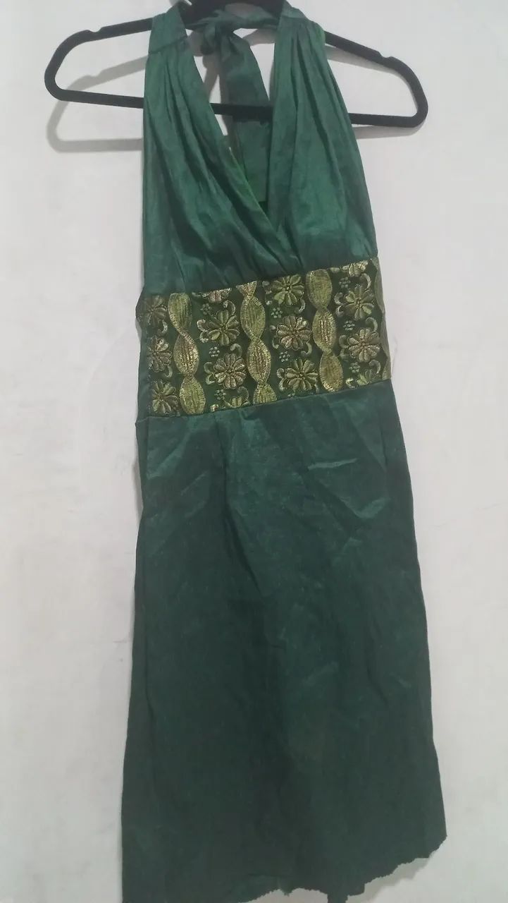 Vestido de festa verde