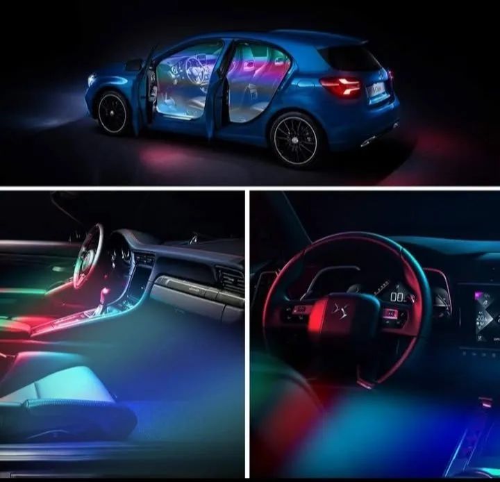 KIT LED AUTOMOTIVO RGBIC BLUETOOTH IMPORTADO, MARCA BLITZWOLF - Foto 3