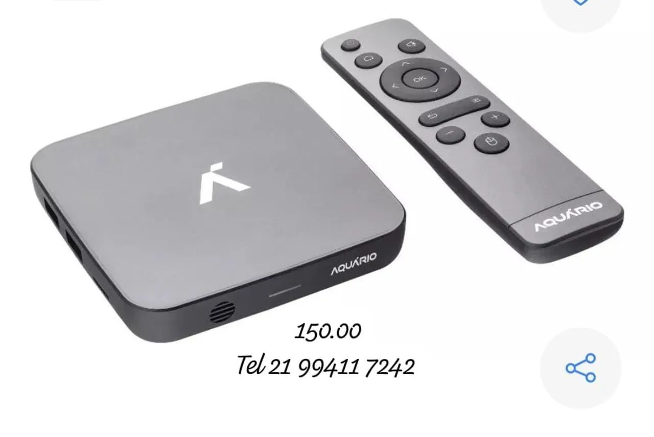 Aquário TV Box Android 4K