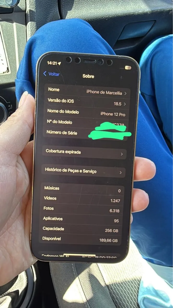 iPhone 12 Pro 256 GB Parcelo no cartão