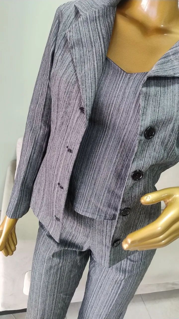 Conjunto social M - 3 peças  - Foto 2