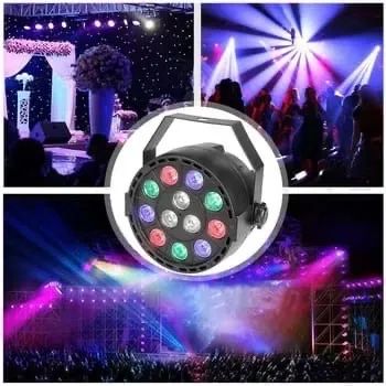 Refletor Luz de festa com 12  Leds