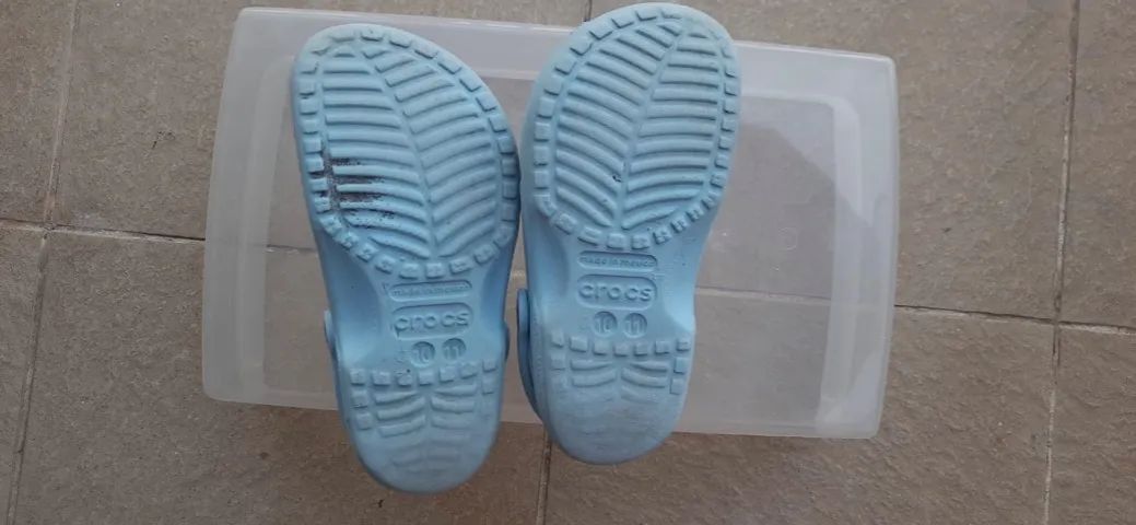 Croc infantil azul claro - Foto 2