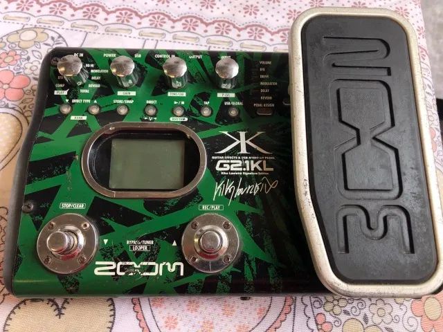 Pedaleira Zoom G2.1KL(Kiko Loureiro)parcelo no Olxpay/Ml avalio