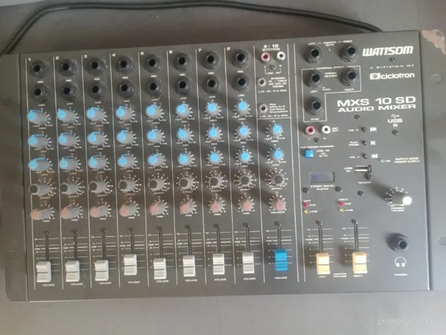 Mesa de som MXS-10 - 10 Canais