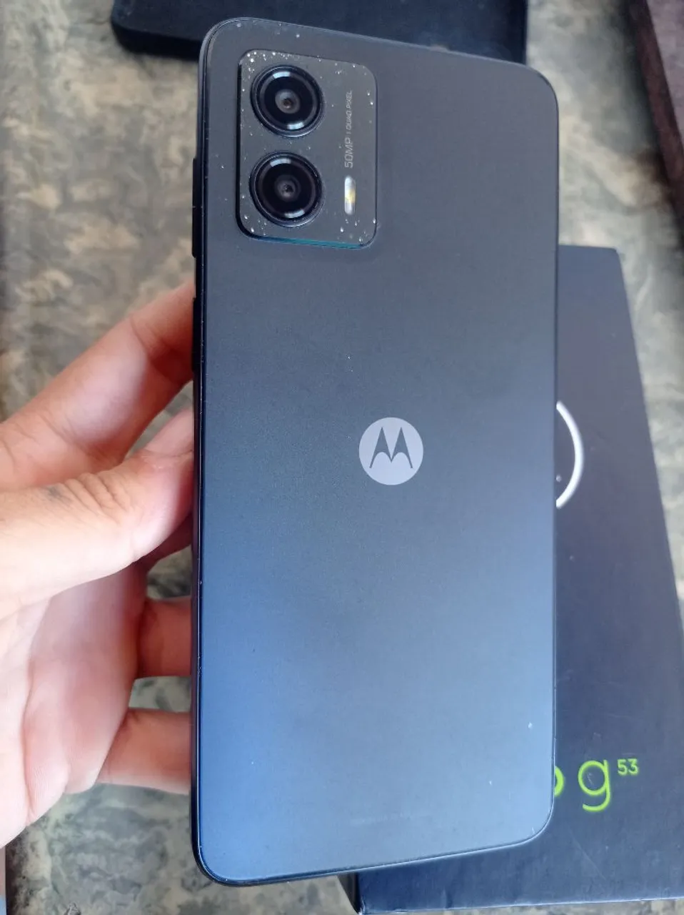 VENDE-SE MOTOROLA G53, DOCUMENTAÇÃO COMPLETA, FUNCIONAMENTO PERFEITAMENTE!